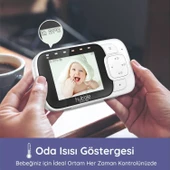 Hubble Nursery View Glow 2.8 Dijital Bebek Kamerası HBL10 thumbnail 3