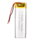 PowerMaster 102260 3.7V 1400mAh Lityum Polimer (Li-po) Batarya Ciklet Pil thumbnail 1