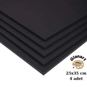 25x35 cm siyah fotoblok 5 mm kalınlık 4 lü paket (maket kartonu ) thumbnail 2