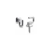 6 Adet Osena Anahtar Askısı Kanca Metal Krom Kod: 4147 thumbnail 3