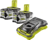 Ryobi RC18150-250 18V 2x5.0Ah Çift Akülü + Şarj Cihazı Seti - 5133004422 thumbnail 1