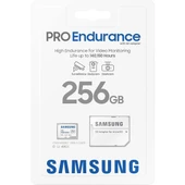 Samsung Pro Endurance MB-MJ256KA Class 10 UHS-I U3 V30 256 GB Micro SD Kart thumbnail 1