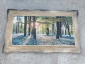 Güneşin Dokunuşu Adlı İran Tebriz Halı Tablo 123x75cm - Duvar Halı Kilim Tablo thumbnail 8