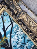 Pembe Yol Adlı İran Tebriz Halı Tablo 123x75cm - Duvar Halı Kilim Tablo thumbnail 9