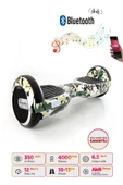 Citymate Hoverboard Elektrikli Kaykay Bluetooth Hoparlörlü 6.5 inch Yeşil Kamuflaj thumbnail 2