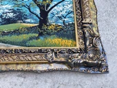 Pembe Yol Adlı İran Tebriz Halı Tablo 123x75cm - Duvar Halı Kilim Tablo thumbnail 6