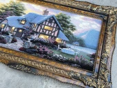 Hobbit Evi Adlı İran Tebriz Halı Tablo 123x75cm - Duvar Halı Kilim Tablo thumbnail 5