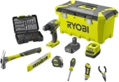 Ryobi R18PD3-120TAH 18V 2.0Ah Tek Akülü Darbeli Matkap Set - 5133005505 thumbnail 3
