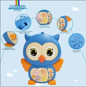 Baykuş Eğitici Bebek Piyanosu - Mavi thumbnail 3