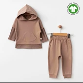 Eslenza Baby Organik 2'li Takım 0051 Kahve - 1