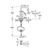 Grohe Eurosmart Eviye Bataryası 2 Akışlı - 30619000 thumbnail 5