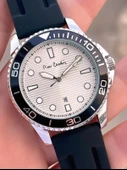 Pierre Cardin Silikon Kordon 2 Yıl Garantili 3 Atm Suya Dayanıklı Erkek Kol Saati PP.800311F03 thumbnail 4