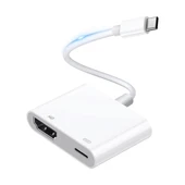 Zore Type-C to Type-C PD100W + HDMI 4K@30Hz 2in1 Adaptör thumbnail 4