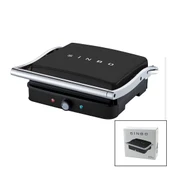 SİYAH IZGARA VE TOST MAKİNESİ AYARLANABİLİR ISI 180 DERECE AÇILABİLİR ÜST GÖVDE SSM-2571 (5314) - 1