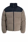 Jack Jones Flare Teddy Puffer Erkek Ceket 12286050 thumbnail 7