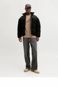 Jack Jones Flare Teddy Puffer Erkek Ceket 12286050 thumbnail 3