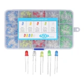 500 Adet 3mm LED Seti Kutulu 5 Renk Elektronik Işık Kaynağı Lamba Gösterge Uyarı Sinyali thumbnail 8