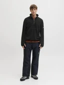 Jack Jones Alpes Half Fleece Fermuarlı Yaka Erkek Polar 12284828 - 2