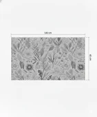 Sonbahar Çiçekleri Desenli Dijital Baskılı Runner 140 cm x 45 cm thumbnail 5