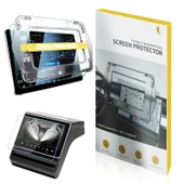 Tesla Yeni Model Y 2in1 Araç Multimedya Ekran Koruyucu Uygulama Aparatlı Zore Premium Temperli Cam Ekran Koruyucu thumbnail 1