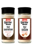 Sarımsak ve Soğan Tozu Seti 2x50 gr – Cam Ambalaj – Tuzluklu Kapak thumbnail 1