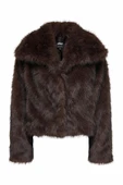Only Dawn Faux Fur Kadın Ceket 15348977 thumbnail 2