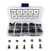 200 Adet 6x6mm Tact Buton Set 10 Farklı Yükseklikte 4 Pin Dokunmatik Anlık Basmalı Düğme Anahtar thumbnail 3