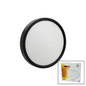 NİSALUCE EPL-24SÜ/S 24W SİYAH METAL KASA SIVA ÜSTÜ YUVARLAK LED SLİM PANEL 1680LM BEYAZ=6500K 30.000 SAAT ÖMÜR (5314) - 1