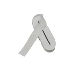 BEYAZ - 4CM PAÇA LASTİK YASSI GENİŞ 10MT (5314) - 1