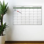 Manyetik Yapışkanlı Bir Aylık Program Planlayıcı Takvim 85x56 cm (5314) - 1