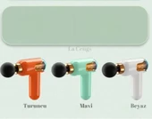 Yeni Nesil Darbeli Titreşimli Şarjlı Sporcu Masaj Tabancası 4 Başlıklı LC-002 (5314) - 3