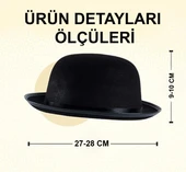 Charlie Chaplin Şapka Melon Şapka (5314) - 5