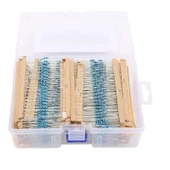 Direnç Seti 1/4W Metal Film %1 20'Şerli 2600 Adet 130 Çeşit Şeffaf Çantada thumbnail 3