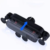 4 Nokta Destekli Araç İçi Cep Telefonu Sabitleyici Tutucu Aparat (5314) - 3