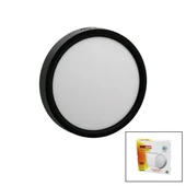 NİSALUCE EPL-18SÜ 18W SİYAH METAL KASA SIVA ÜSTÜ YUVARLAK LED SLİM PANEL 1260LM BEYAZ=6500K 30.000 SAAT ÖMÜR (5314) - 1