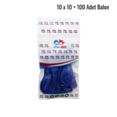KOYU MAVİ 100PCS BALON G-90A (5314) - 1
