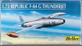 Heller 1/72 Ölçek REPUBLIC F-84 G THUNDERJET thumbnail 1