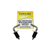 ÜSTTEN SIKMALI METAL KLOZET KAPAK MENTEŞESİ VİDASI NİKEL KROM KAPLAMALI (5314) - 1