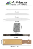 Eskiz Gölgelendirme Seti 7 Parça 1 Paket Kalem Uzatma Aparatı Karakalem Kalem Zımparası Pastel Dağıtıcı Resim Sanatı - 2
