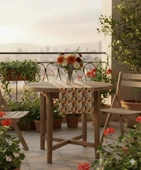 Sonbahar Ağaçları Desenli Dijital Baskılı Runner 140 cm x 45 cm thumbnail 6