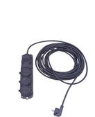 3LÜ 10 MT UZATMA KABLOSU ÇANTALI KAUÇUK PRİZ 3X1.5 CCA KABLO (5314) - 1