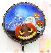 Happy Halloween Balkabağı Folyo Balon 18 inç (5314) - 2