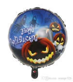 Happy Halloween Balkabağı Folyo Balon 18 inç (5314) - 1