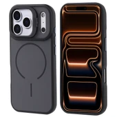 iPhone 17 Pro Max Kılıf Kablosuz Şarj Özellikli Kamera Standlı Notron Kapak thumbnail 2