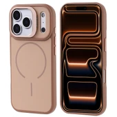 iPhone 17 Pro Max Kılıf Kablosuz Şarj Özellikli Kamera Standlı Notron Kapak thumbnail 6