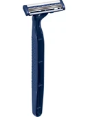 Derby Samurai 3 Tıraş Bıçağı - Krom Seramik Platin Kaplama, Oynar Başlıklı, E Vitamini İçeren, Erkekler İçin 14'lü Paket - 2