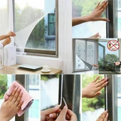 Tüm Cam Pencere Kapılara Uyumlu Çift Kanat Pencere Sinekliği (5314) - 3