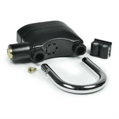 Desibel Siyah Alarmlı Çok Fonksiyonlu Ekstra Güvenlikli Kare Asma Dolap Kilidi (5314) - 3