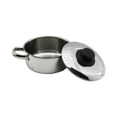 14CM   METAL KAPAK   MİNİ  ÇELİK TENCERE (5314) - 1