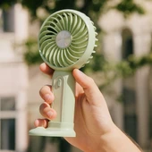 Masa Üstü Standlı USB ile Şarj Olabilen 3 Ayarlı Fan Modlu Çanta Tipi El Fanı (5314) - 2